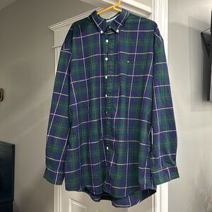 🎄 Tommy Hilfiger Plaid Men's Casual Button Down